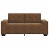 vidaXL Zweisitzer-Sofa Braun 140 cm Kunstleder