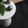 vidaXL Shaggy-Teppich PAMPLONA Hochflor Modern Schwarz 120x120 cm