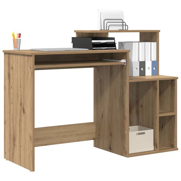 vidaXL Schreibtisch Artisan-Eiche 120,5 x 44 x 88,5 cm Holzwerkstoff