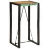 vidaXL Bartisch 60x55x110 cm Altholz Massiv