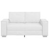 vidaXL Sofa Wei&szlig; 160 x 80 x 84 cm Stoff