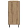 vidaXL Sideboard Artisan-Eiche 90 x 34 x 80 cm Holzwerkstoff
