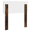 vidaXL Kopfteil mit Kopfteil Ger&auml;ucherte Eiche 80 cm Holzwerkstoff
