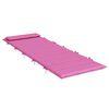 vidaXL Sonnen-Lounger Kissen Rosa 180 x 60 x 4 cm Oxford-Stoff