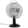 vidaXL Tischventilator 3 Geschwindigkeiten 30 cm 40 W Schwarz