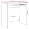 vidaXL Schreibtisch Sonoma-Eiche 77,5 x 43 x 79 cm Holzwerkstoff