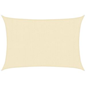 vidaXL Sonnensegel 160 g/m&sup2; Creme 3x5 m HDPE