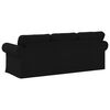 vidaXL Sofa Schwarz Gesamtabmessungen: 215 x 82 x 80 cm (B x T x H)