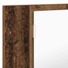vidaXL Badezimmerspiegelschrank Altholz 80 x 12 x 45 cm Holzwerkstoff