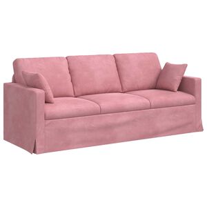 vidaXL Sofa Rosa 198 x 78 x 80 cm Samt