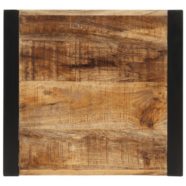vidaXL Bartisch 60x55x110 cm Massives Raues Mangoholz