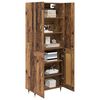 vidaXL Highboard Wandmontiert Altholz 69,5 x 34 x 180 cm Holzwerkstoff