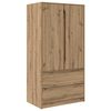 vidaXL Kleiderschrank Artisan-Eiche 79,5 x 49 x 156 cm Holzwerkstoff