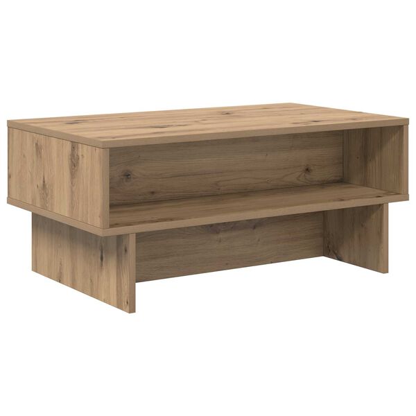 vidaXL Couchtisch Artisan-Eiche 80 x 46 x 35 cm Holzwerkstoff