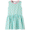 vidaXL Kinderkleid mit Kordelzug Helles Minzgr&uuml;n 116