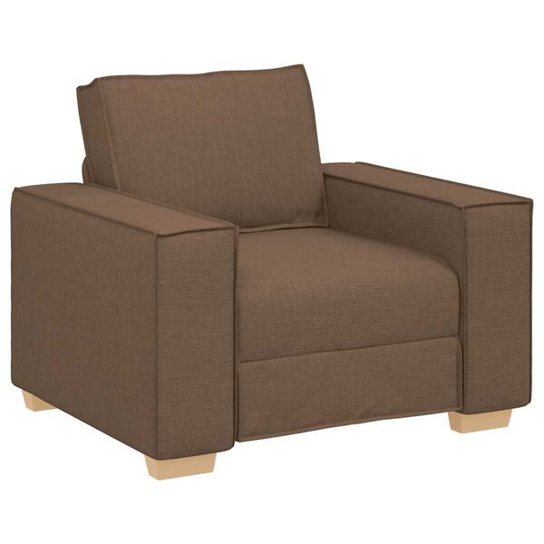 vidaXL Sofa Stuhl Braun 60 cm Stoff