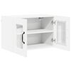 vidaXL K&uuml;chenschrank mit Regal 2 pcs Hochglanz Wei&szlig; 60 x 31 x 40 cm