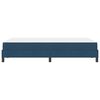vidaXL Boxspringbett mit Matratze Blau 120 x 190 cm Stoff