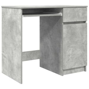 vidaXL Schreibtisch Betongrau 86x49x76 cm Holzwerkstoff