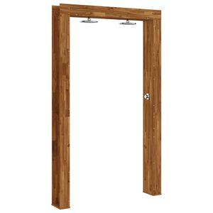 vidaXL Gartendusche 226 cm Massives Akazienholz und Edelstahl Natur