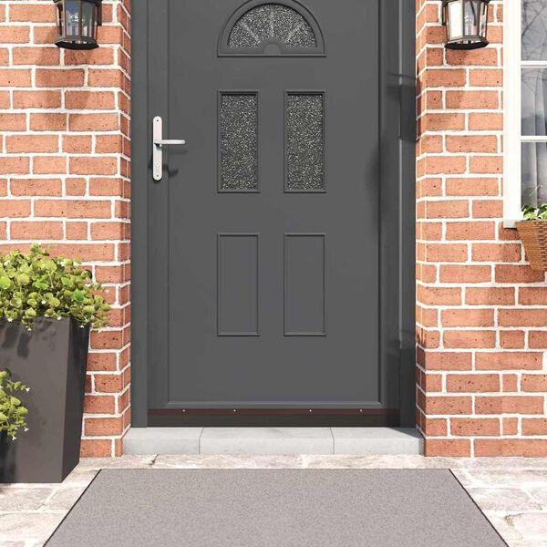 vidaXL Aufsteck T&uuml;rb&uuml;rstendichtungen 6 pcs Braun 100 cm