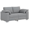 vidaXL Sofa 3 pcs Hellgrau 219 x 80 x 82 cm Leinenmischgewebe
