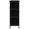 vidaXL Sideboard Schwarz Eichen-Optik 70 x 30 x 80 cm