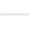 vidaXL Maschendrahtzaun mit Bodenflansch Anthrazit 1,4x25 m