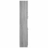 vidaXL Badschrank Grau Sonoma 32x34x188,5 cm Holzwerkstoff