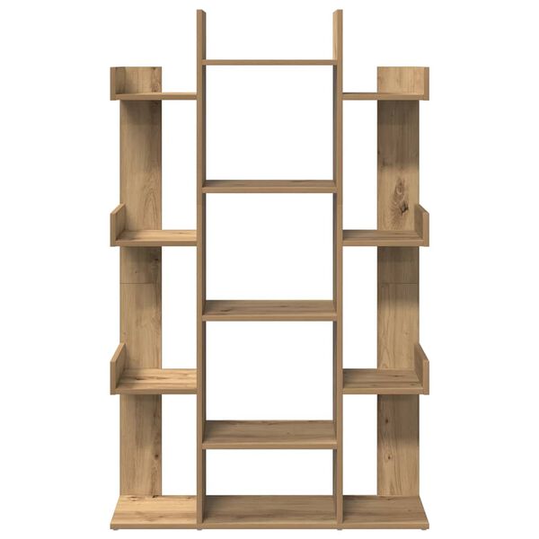 vidaXL B&uuml;cherregal Artisan-Eiche 86x25,5x140 cm Holzwerkstoff