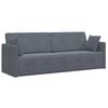 vidaXL Boden-Sofa-Bett Dunkelgrau 213 x 70 x 77 cm Samt