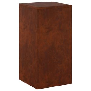 vidaXL Pflanzenst&auml;nder Rostoptik 30 x 30 x 60 cm Wetterfeststahl