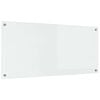 vidaXL K&uuml;chenr&uuml;ckwand Transparent 110 x 50 cm Geh&auml;rtetes Glas