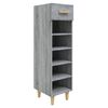 vidaXL Schuhschrank Grau Sonoma 30x35x105 cm Holzwerkstoff