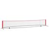 vidaXL Tennisnetz Schwarz und Rot 595 x 90,5 x 87 cm Polyester