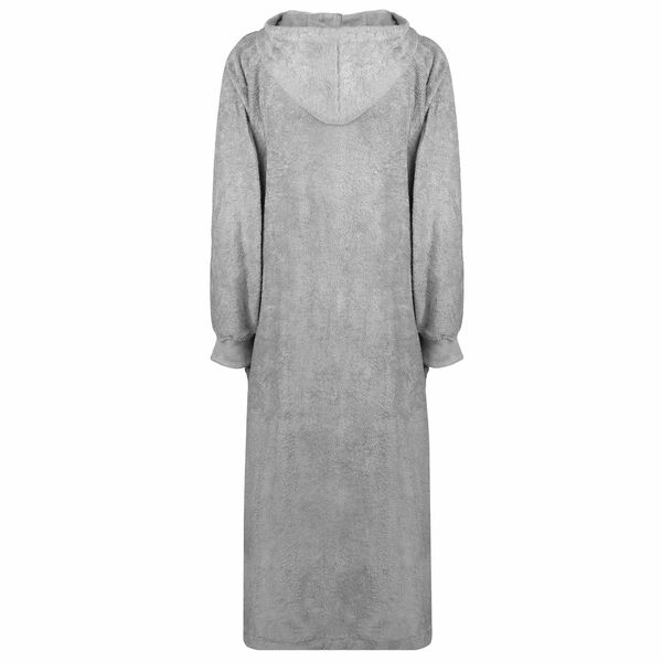 vidaXL Decken-Hoodie KINN Grau XXL Baumwolle