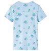 Kinder-T-Shirt Hellblau 104