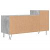 vidaXL TV-Schrank Betongrau 100x35x55 cm Holzwerkstoff