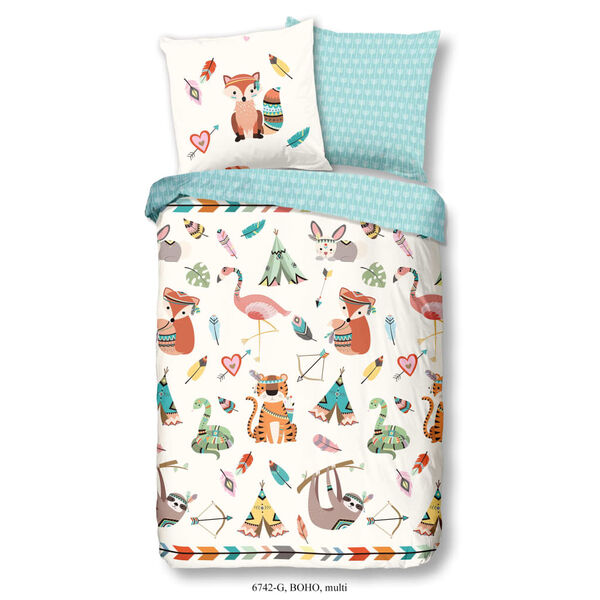 Good Morning Kinder-Bettw&auml;sche-Set Boho 135&times;200 cm