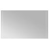 vidaXL LED-Badezimmerspiegel Transparent 100 x 60 cm Geh&auml;rtetes Glas