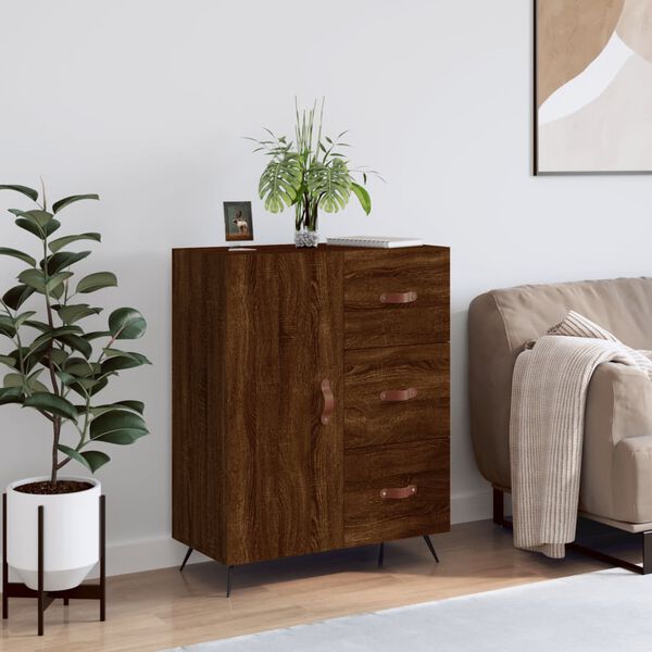 vidaXL Sideboard Braun Eichen-Optik 69,5x34x90 cm Holzwerkstoff