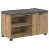 vidaXL Flurbank Artisan-Eiche 80 x 38 x 46 cm