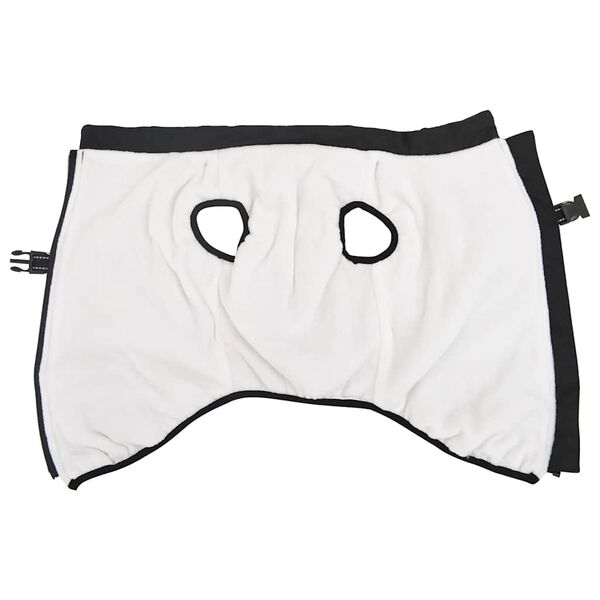 vidaXL Hundemantel mit Geschirr Wasserdicht Reflektierend Schwarz L68