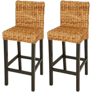 vidaXL Barst&uuml;hle 2 Stk. Abaca