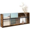 vidaXL Magazinregal Ger&auml;ucherte Eiche 80 x 12 x 30 cm Holzwerkstoff