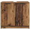 vidaXL Badezimmerschrank Altholz 64,5 x 33,5 x 59 cm Holzwerkstoff