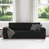 vidaXL 3-Sitzer-Sofa Schwarz 180 cm Stoff