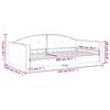 vidaXL Tagesbett Gelb 100x200 cm Samt