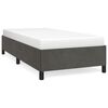 vidaXL Bettgestell ohne Matratze Dunkelgrau 90x200 cm Samt