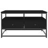 vidaXL Couchtisch Schwarz 80x80x45 cm Holzwerkstoff